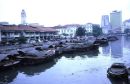 Sampans, Chinatown Lagoon, Singapore